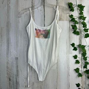 Omighty white bodysuit size small